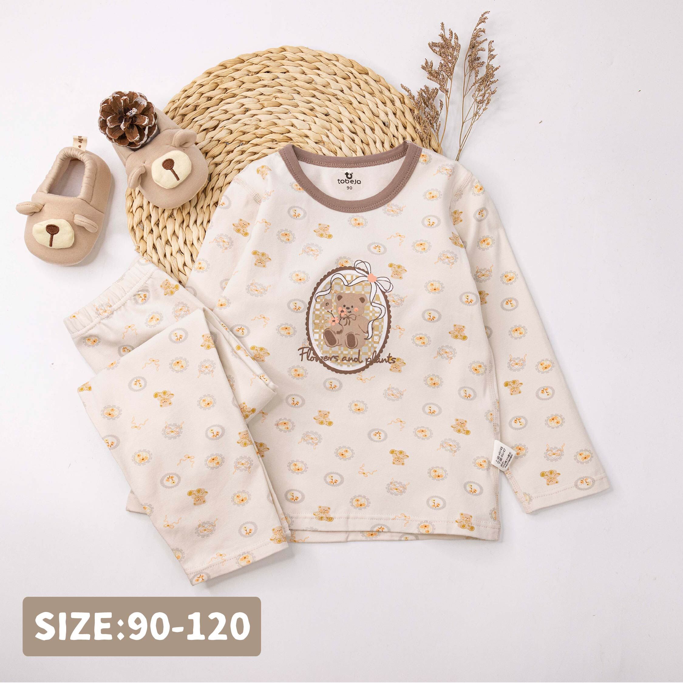 【JL5511】可愛花花小熊睡衣套裝