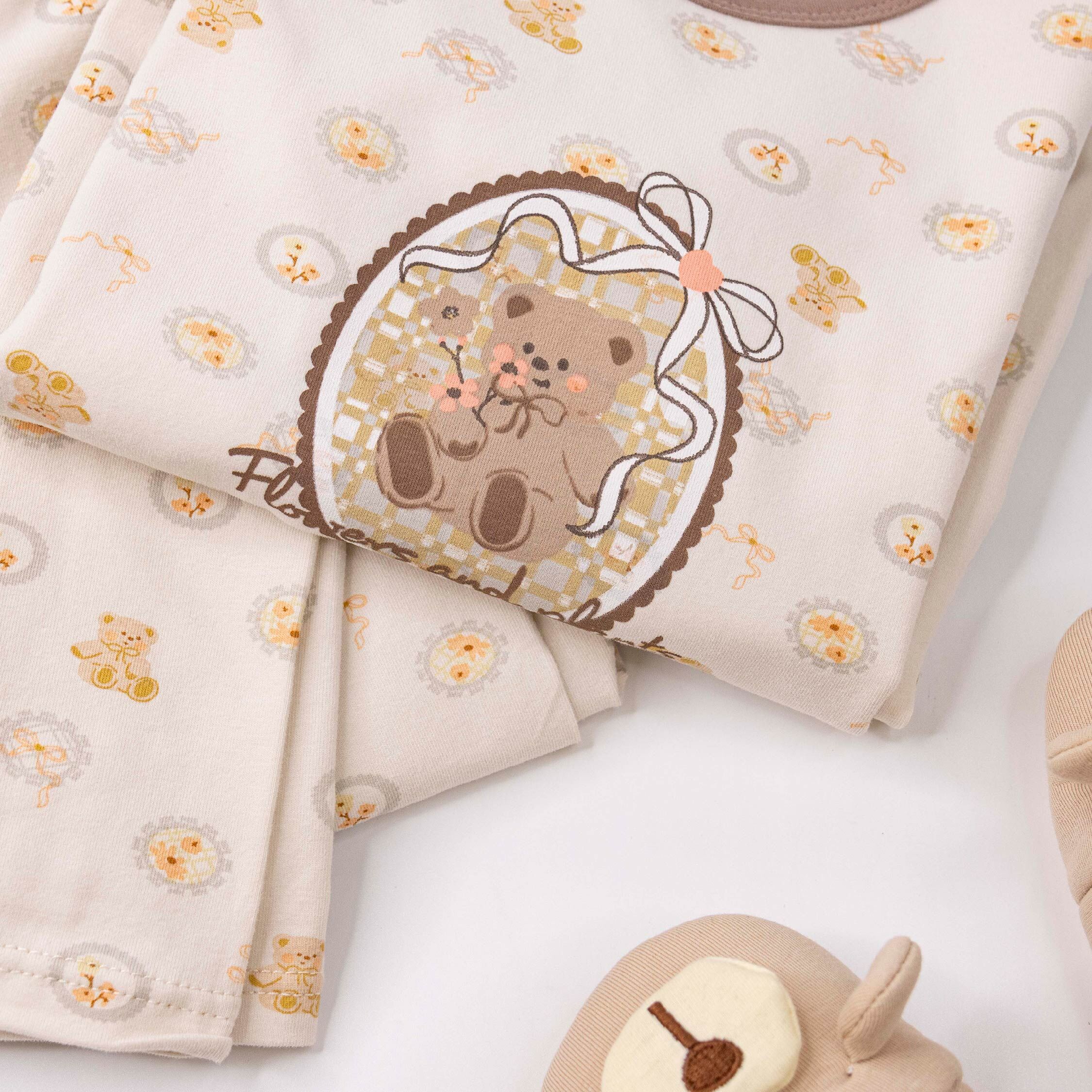 【JL5511】可愛花花小熊睡衣套裝