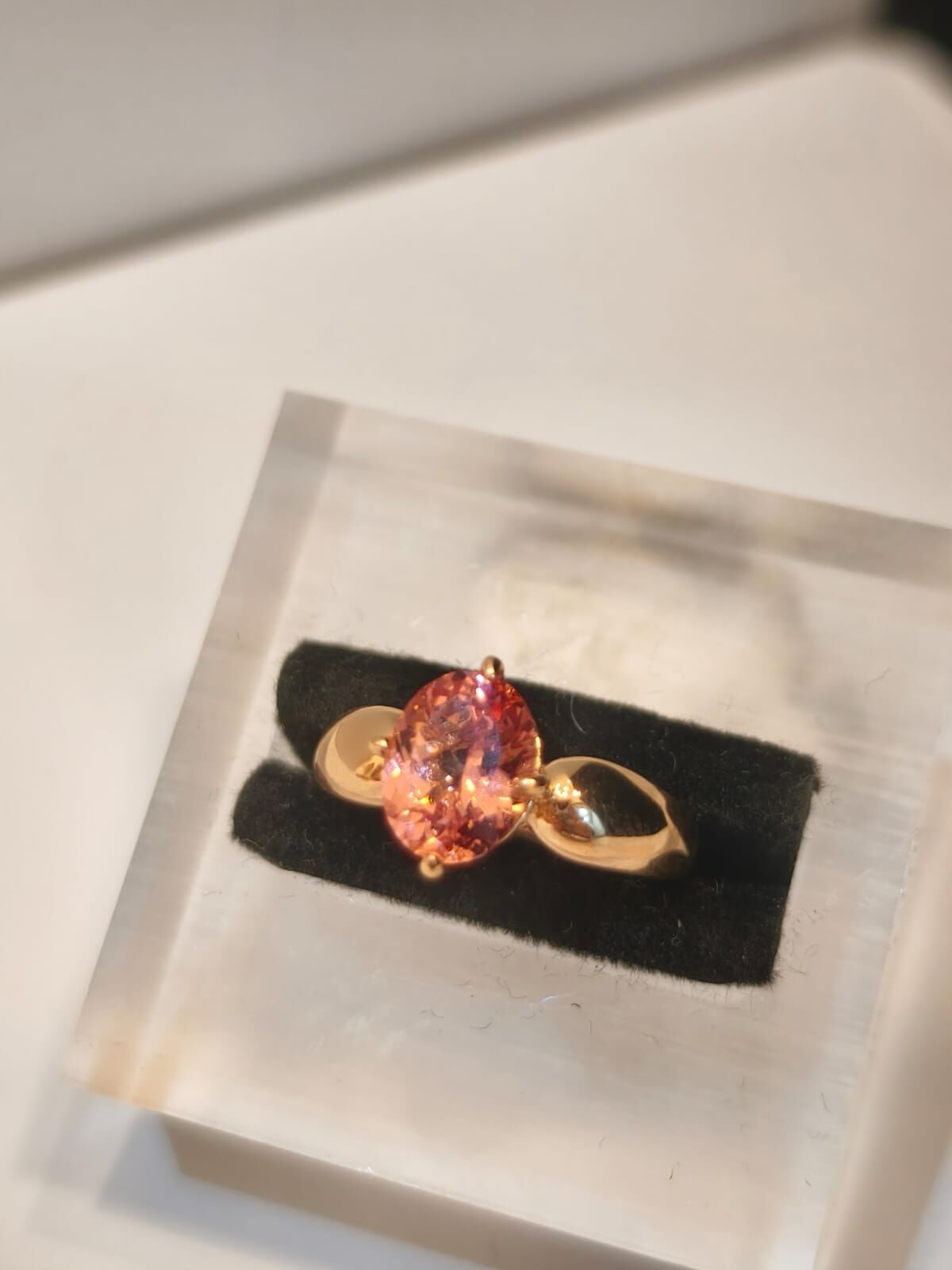 0102CYST51-水晶CS-[招牌培育寶石戒指 粉紅寶寶配玫瑰金(可選白銀戒指托 需在訂單中備注)] (A51A) / [招牌培育寶石戒指 粉藍寶寶(可選白銀戒指托 需在訂單中備注)] (A51B)