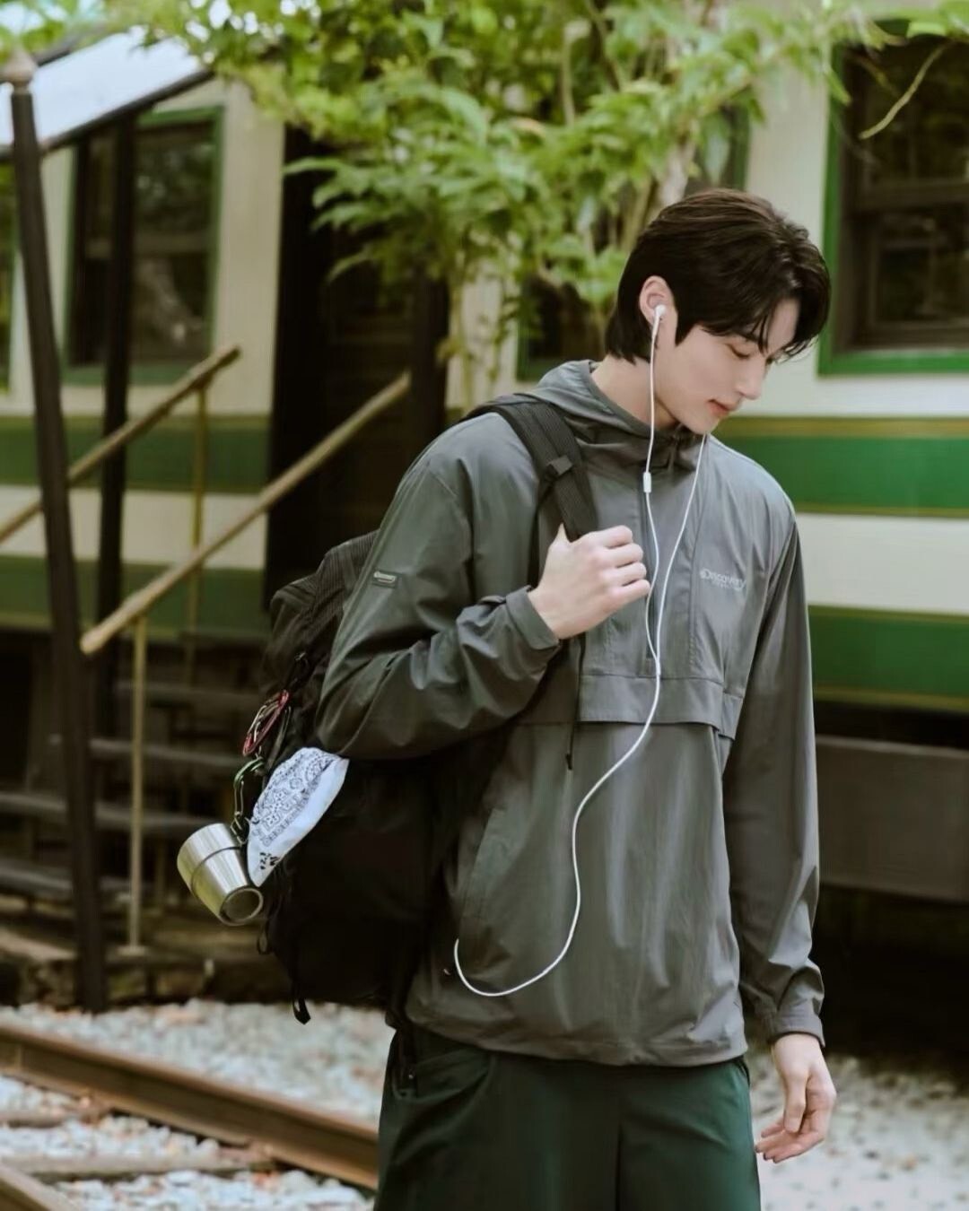 韓國 Discovery 邊佑錫 同款 連帽機能上衣 (男款)