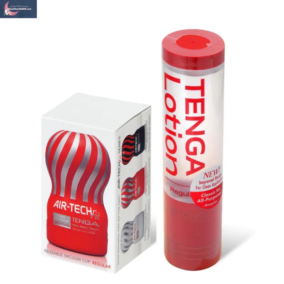Tenga Air-Tech Fit 標準型 短身飛機杯 & 潤滑劑 x 1