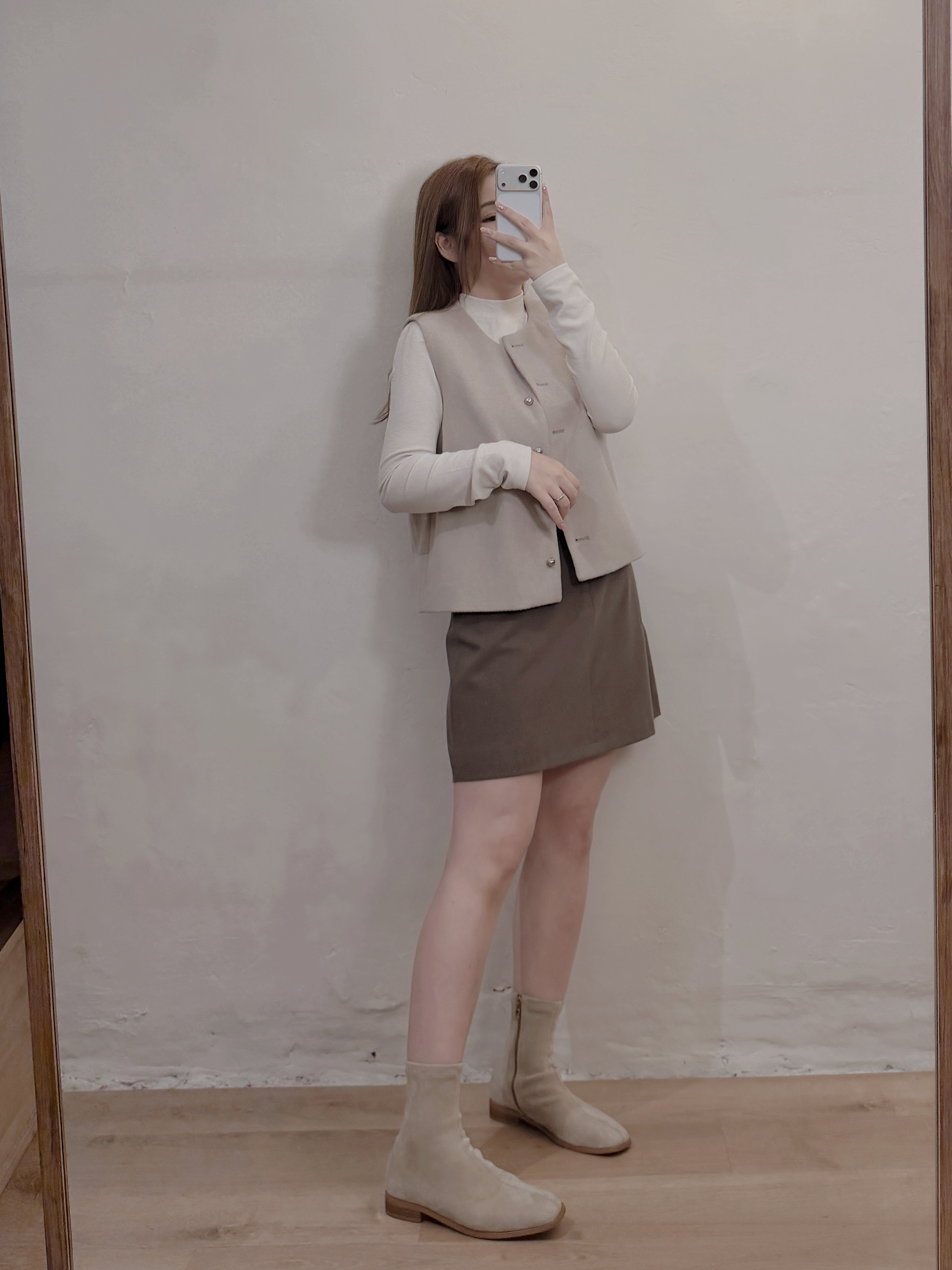 現貨 7291 高腰A-line半身裙