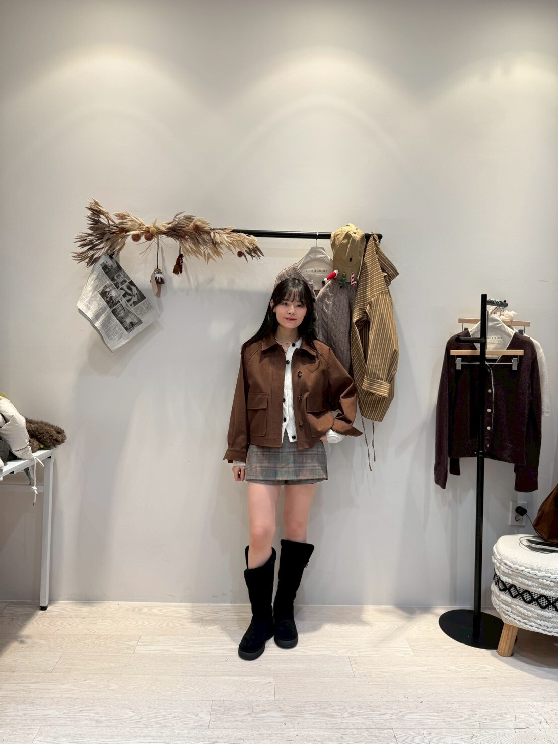 CP5308 高質感仿麂皮夾克外套