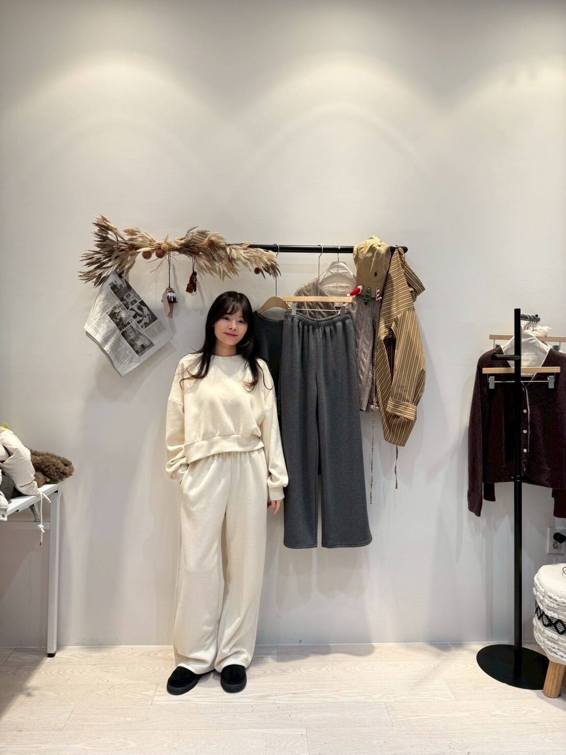 CP5323 磨毛休閒鬆弛感衛衣長褲