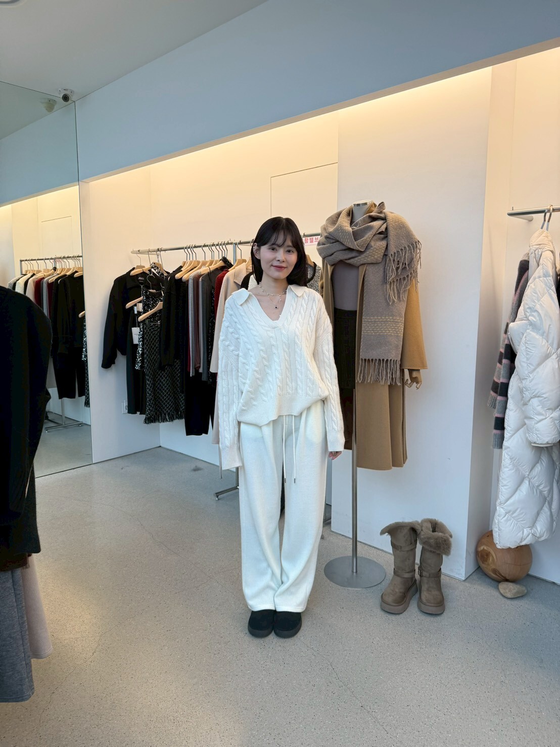 JU5408 麻花反領針織上衣 *特價*