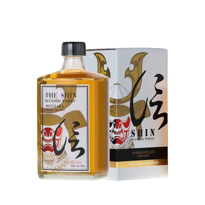 The Shin Blended Whisky Mizunara Oak Finish 信調和威士忌 水楢桶熟成 700ml（附禮盒）