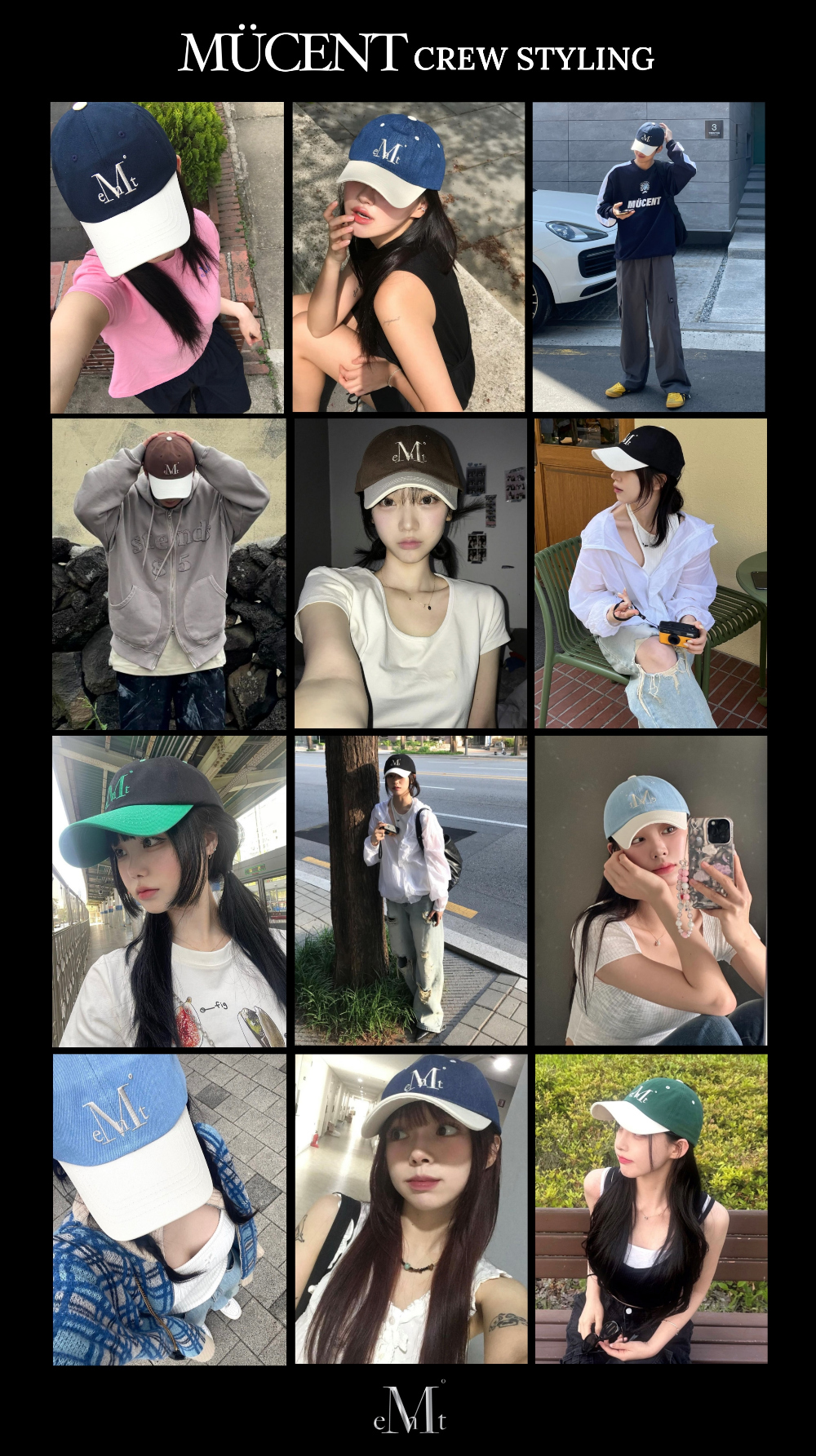 【直播】LL123150 MUCENT 經典雙色棒球帽