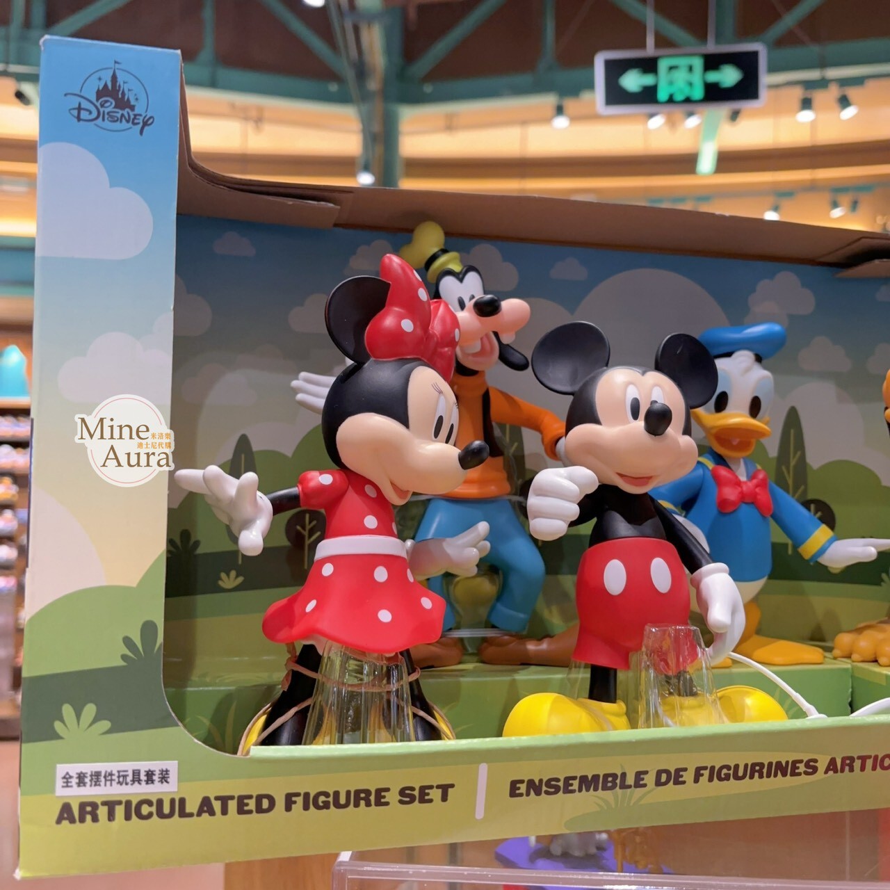 米奇 Mickey 與好友們 經典角色 公仔 擺飾品 -上海迪士尼樂園