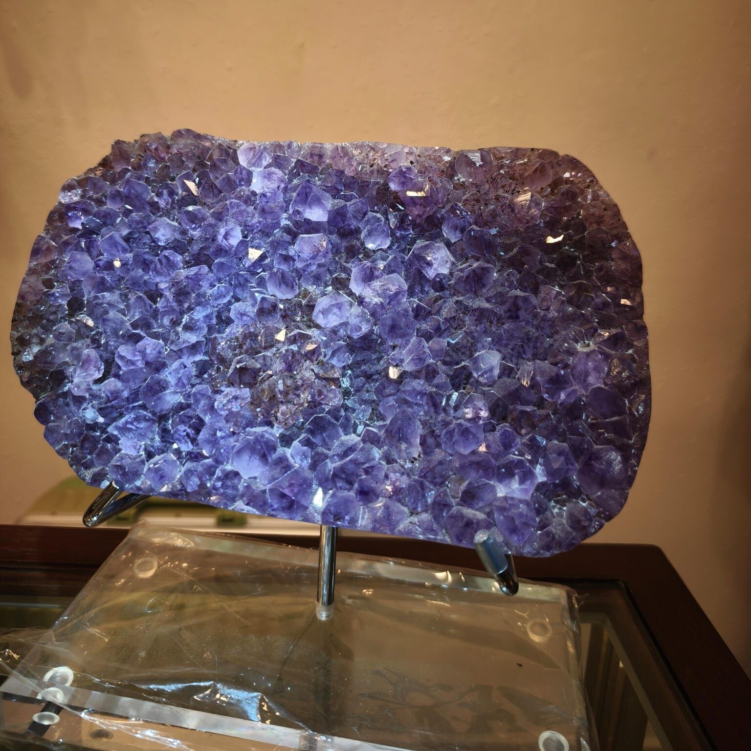 0102CYST54-水晶CS-紫晶屏封 實物如圖 只此一件 (A54)