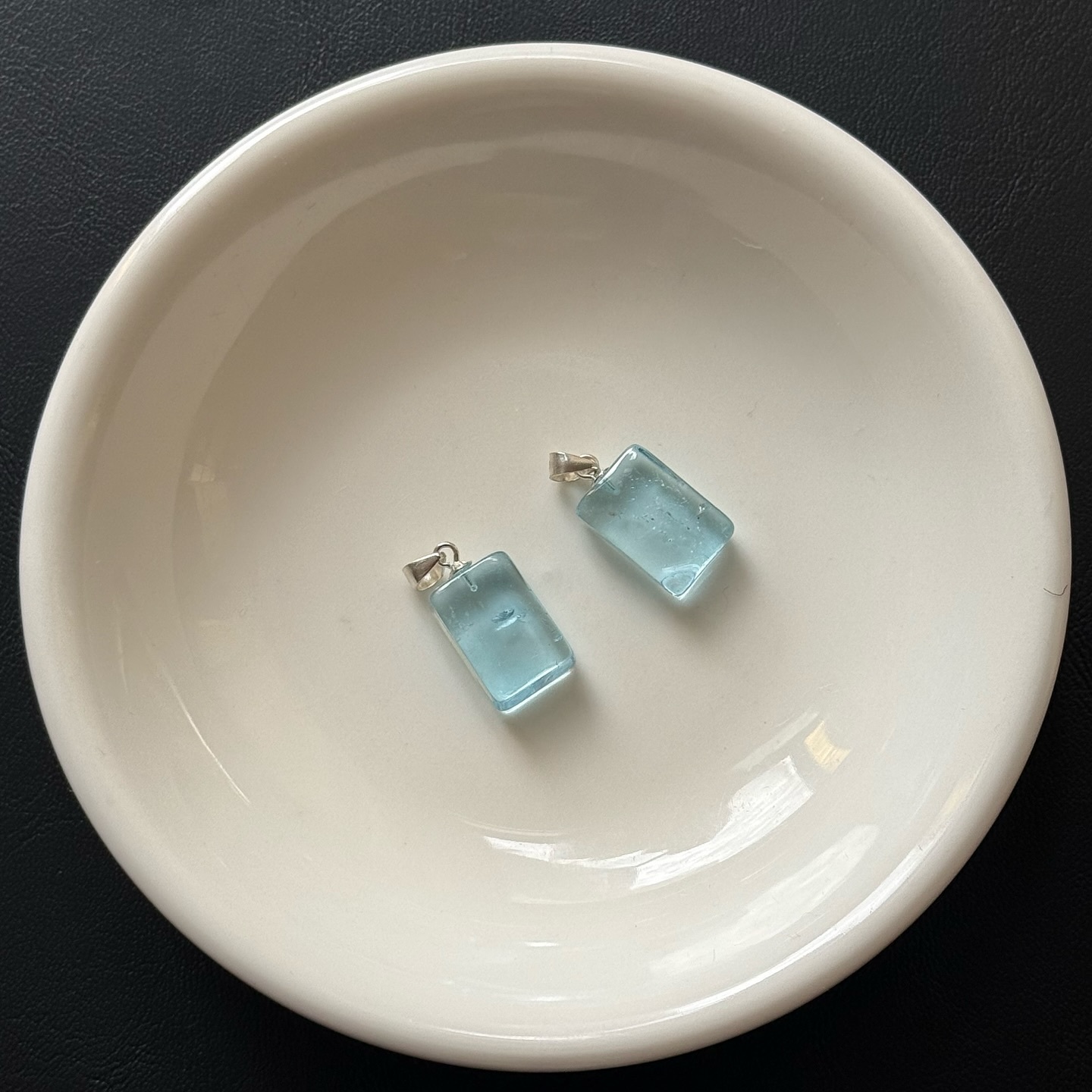 [原石] 藍托帕石 925銀墜頭 項鍊吊墜