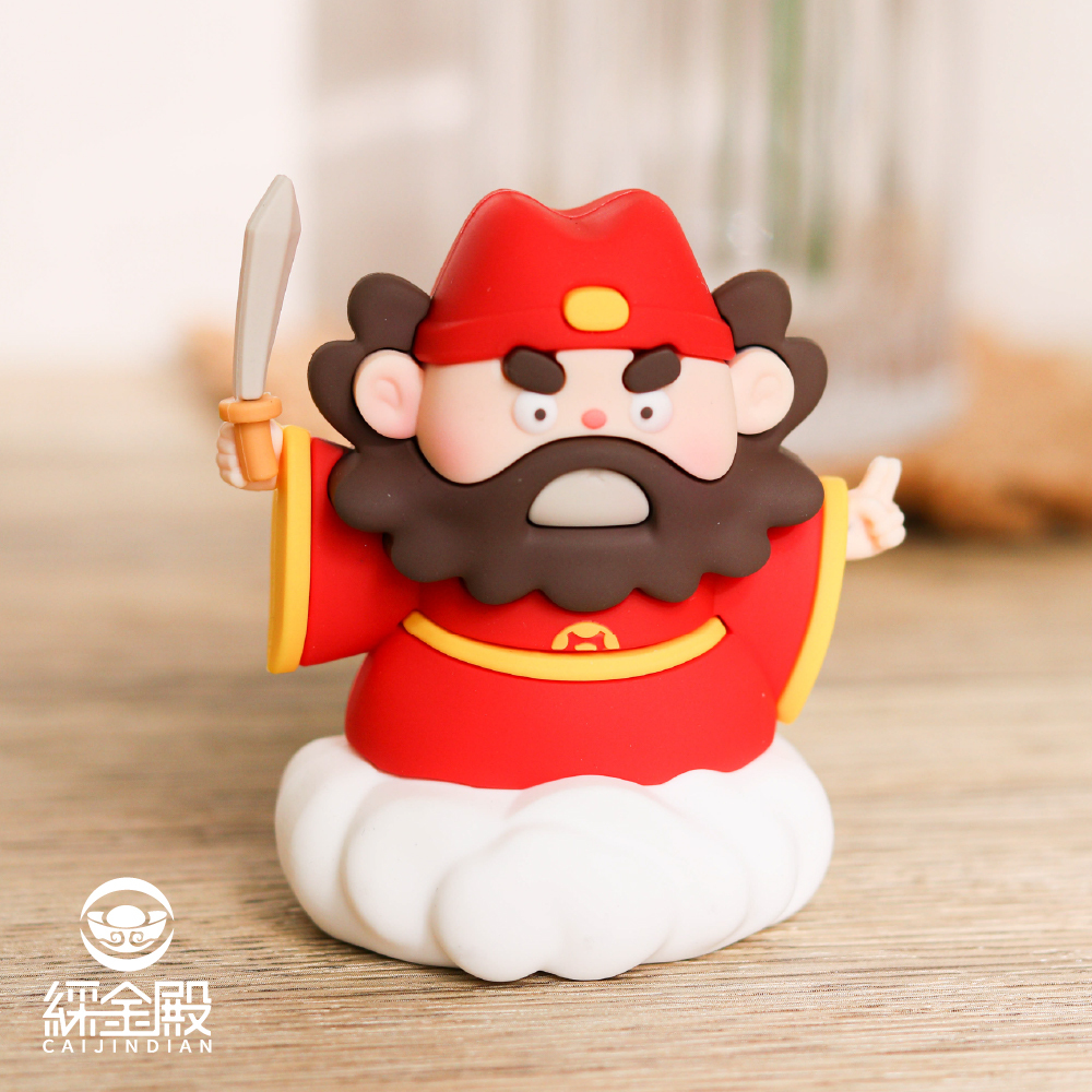 神仙賜福好運公仔-鍾馗｜模型｜擺件｜鎮宅納福｜趨吉避凶｜命運亨通【綵金殿】