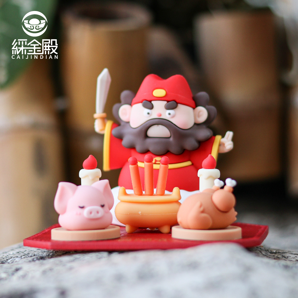 神仙賜福好運公仔-鍾馗｜模型｜擺件｜鎮宅納福｜趨吉避凶｜命運亨通【綵金殿】