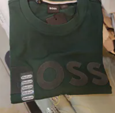[S] HUGO BOSS OPEN GREEN C-THOMPSON JERSEY T-SHIRT, 50562853-385 (SZZ909)