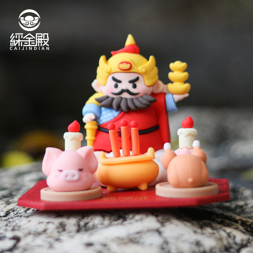 神仙賜福好運公仔-武財神｜模型｜擺件｜五路進財｜主持公道｜除瘟禳災【綵金殿】