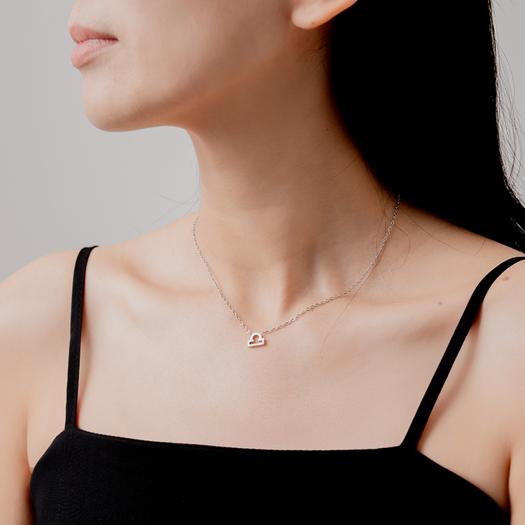 miramira星軌｜天秤座項鍊B5087-銀74275