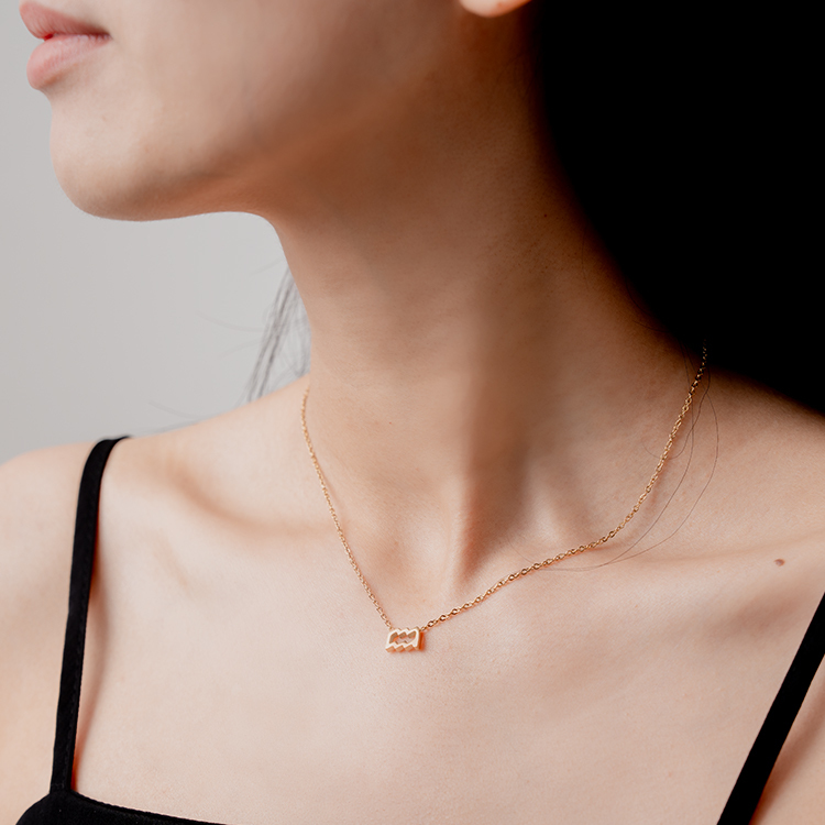 miramira星軌｜水瓶座項鍊B5093-金33125