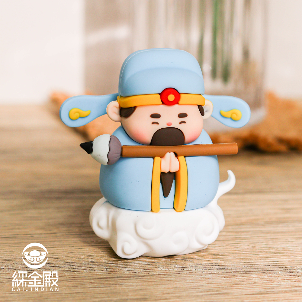 神仙賜福好運公仔-文昌帝君｜模型｜擺件｜功名利祿｜步步高升｜升遷順利【綵金殿】