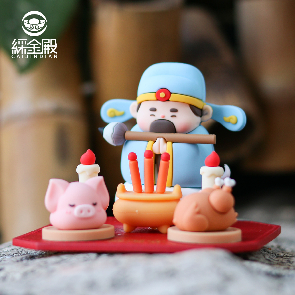 神仙賜福好運公仔-文昌帝君｜模型｜擺件｜功名利祿｜步步高升｜升遷順利【綵金殿】