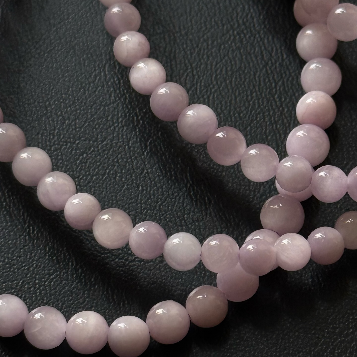 [原石] 紫鋰輝石 / 孔賽石 水晶手串