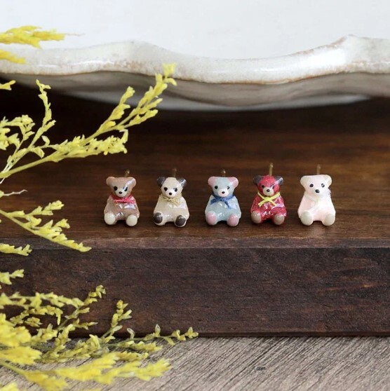 Ayatorie 五隻小熊耳環