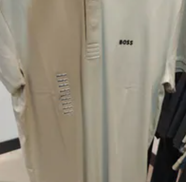 [S] HUGO BOSS LIGHT BEIGE JERSEY PAULE POLO T-SHIRT, 50525172-271 (SZZ916)