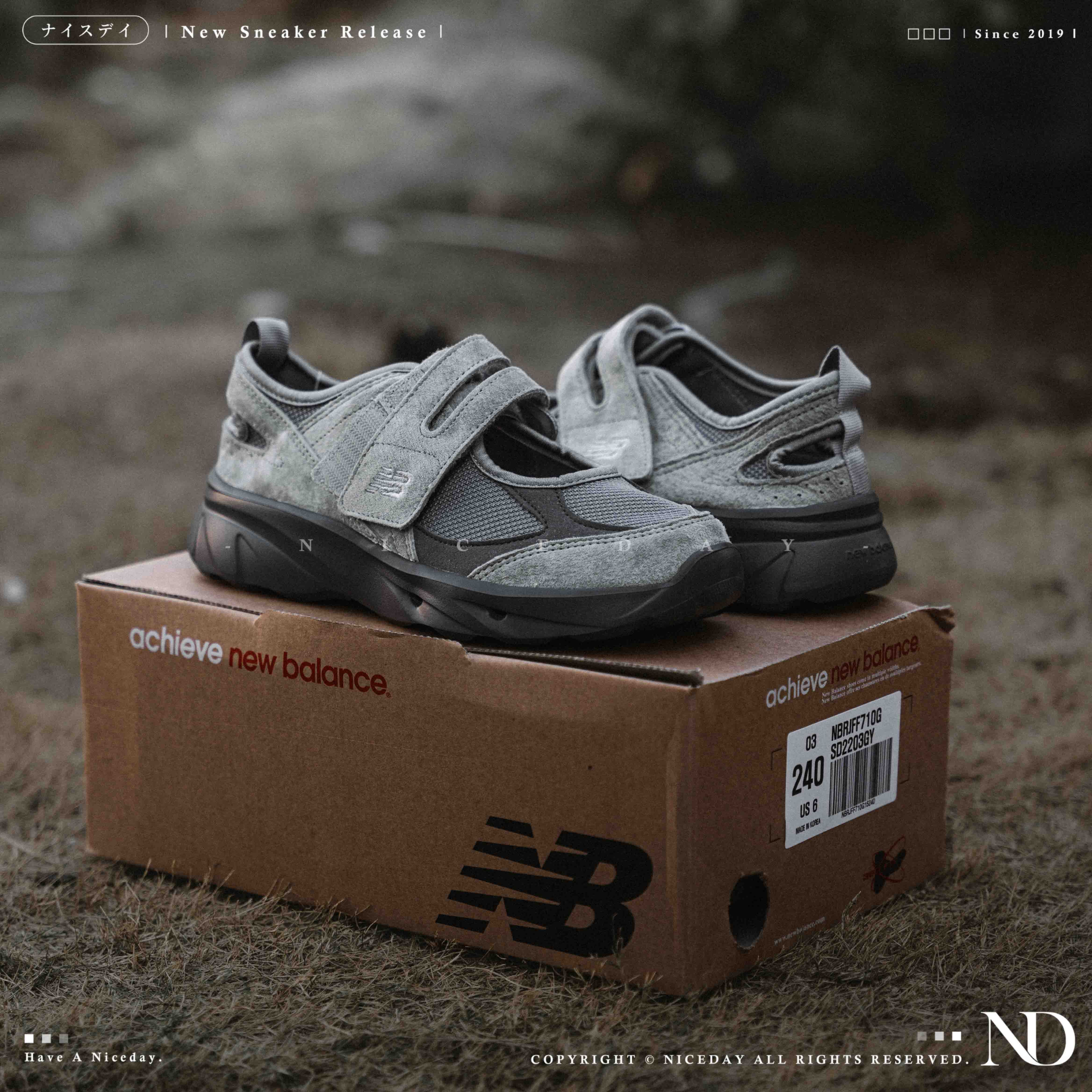 NICEDAY 代購 New Balance FZ BREEZE 瑪莉珍鞋 MARY JANE 運動涼鞋 機能性 魔鬼氈 麂皮 女鞋 SD2203