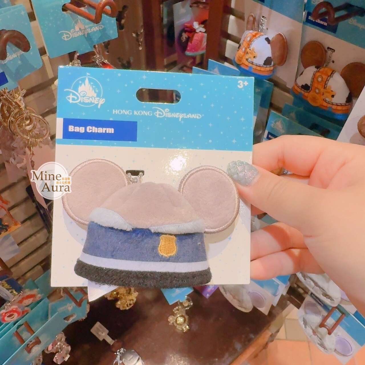 哈茱蒂 Judy 兔 迷你耳朵 造型 鑰匙圈 吊飾 動物方城市 Zootopia -香港迪士尼樂園