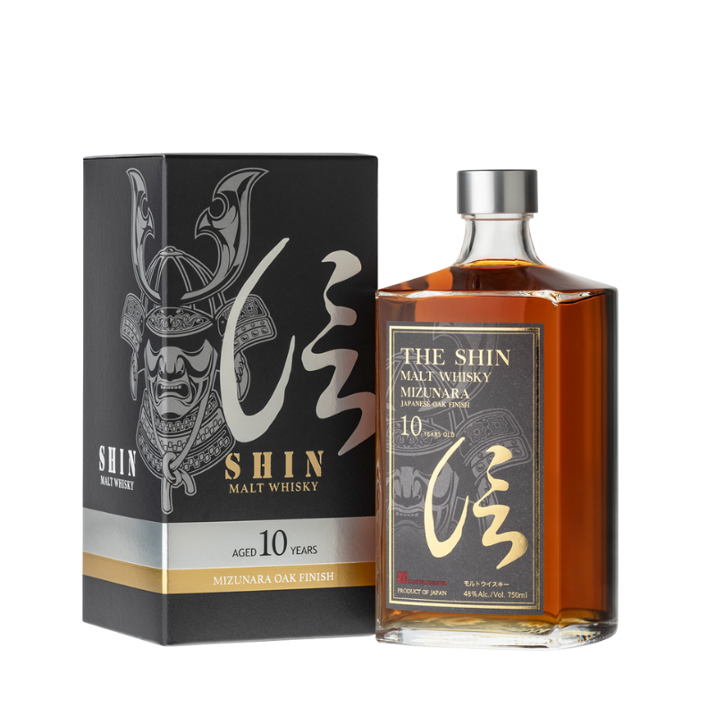 The Shin Pure Malt Whisky 10 Years Old Mizunara Oak Finish 信純麥威士忌10年 水楢桶熟成 700ml（附禮盒）