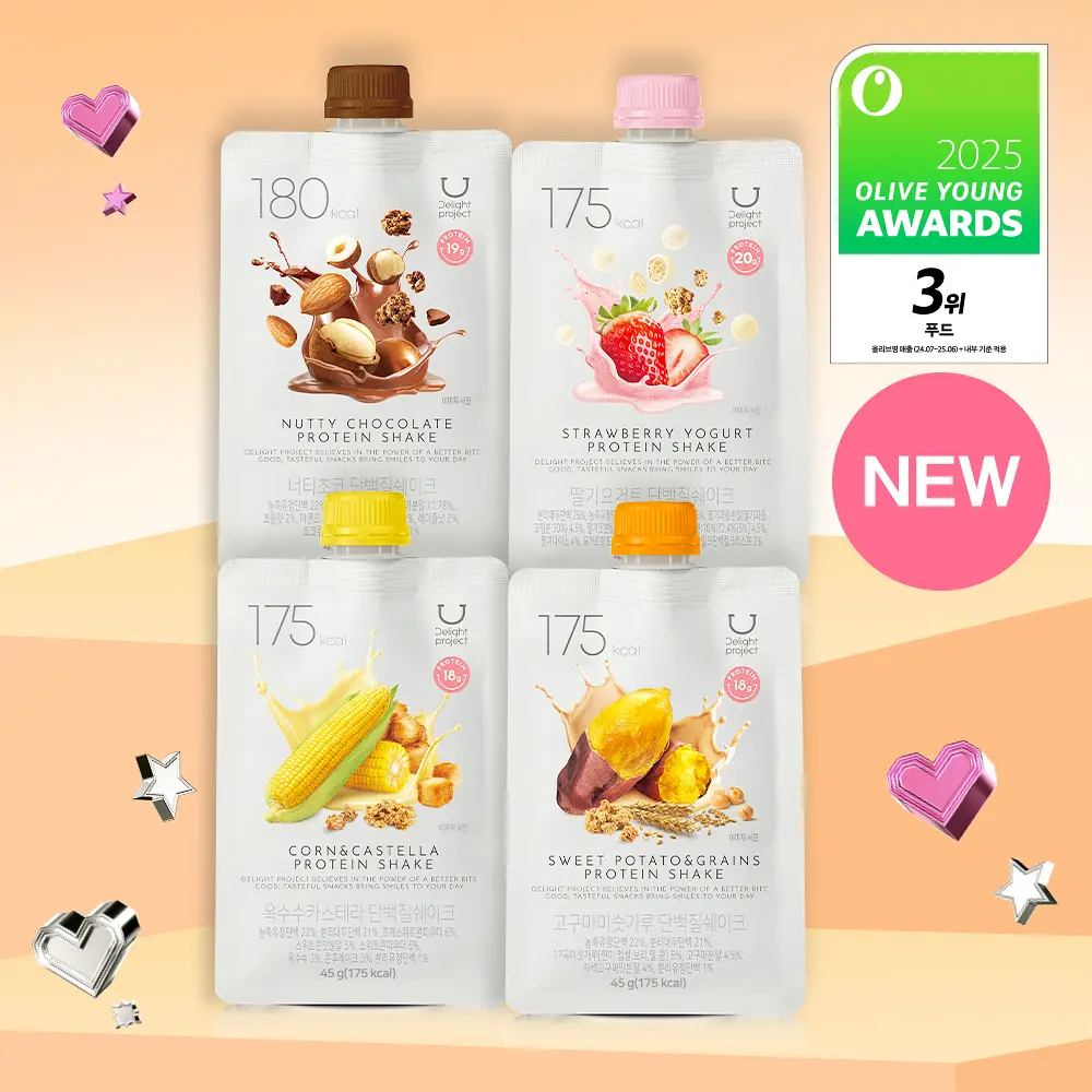 Delight Project 高蛋白營養代餐奶昔 45g 3+1 限量超值組