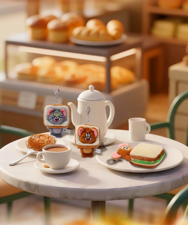 TOM & JERRY 湯姆貓與傑利鼠 甜品系列 甜點 吊飾 鑰匙圈 官方正版授權 / 預購