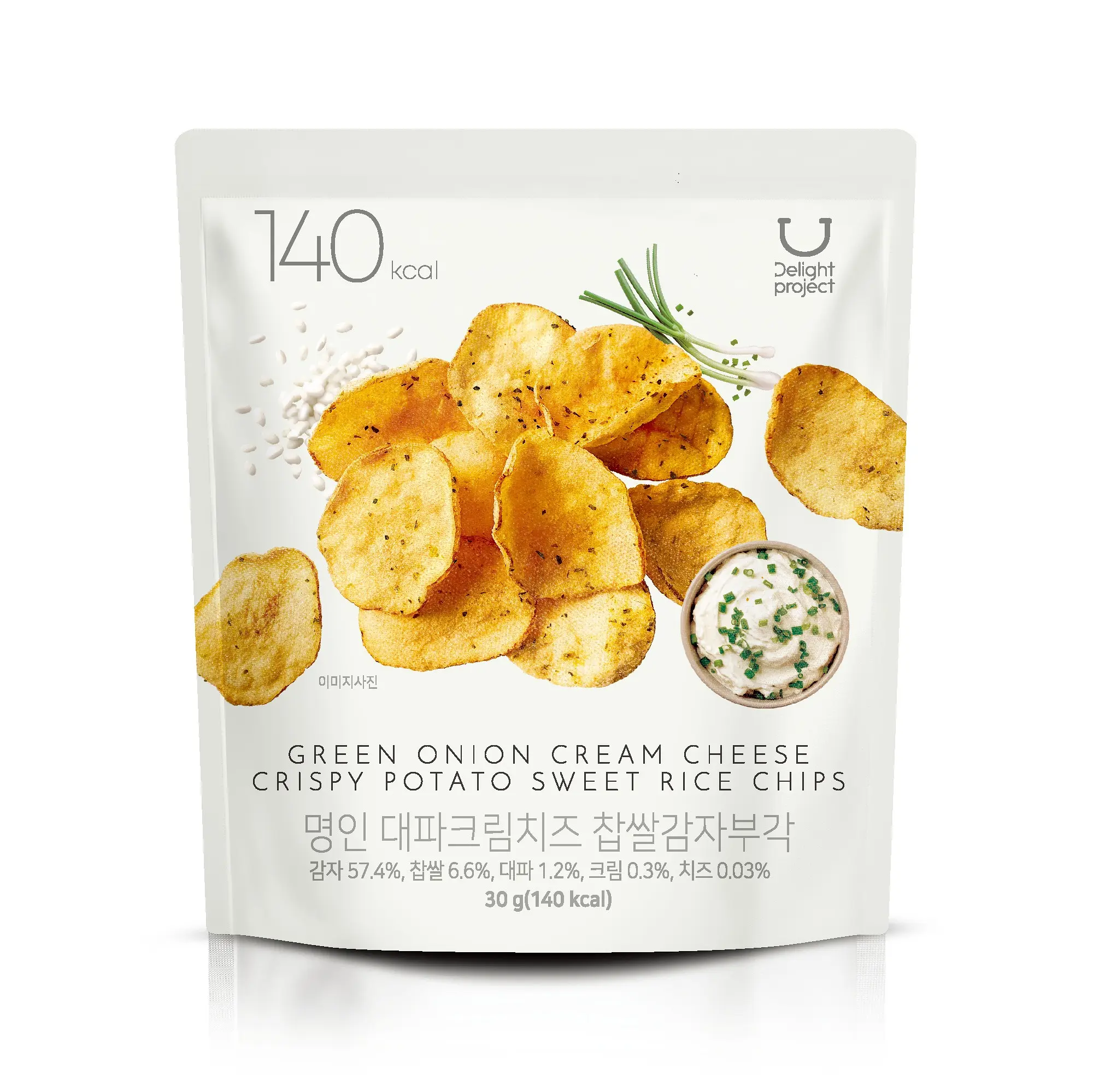 Delight Project 大蔥奶油乳酪糯米馬鈴薯脆片 30g
