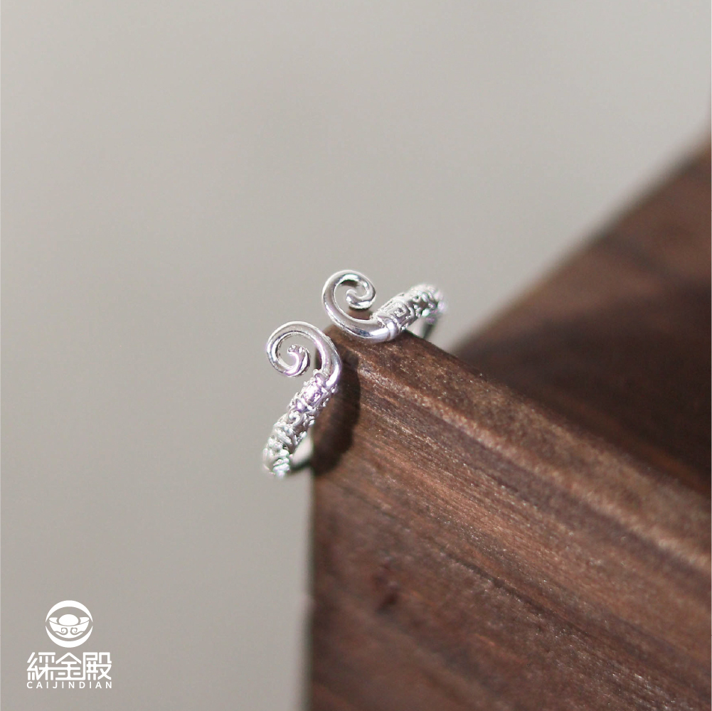 珍愛一生-招人緣開運純銀戒｜緊箍咒｜純銀｜開運｜好人緣｜女款【綵金殿】