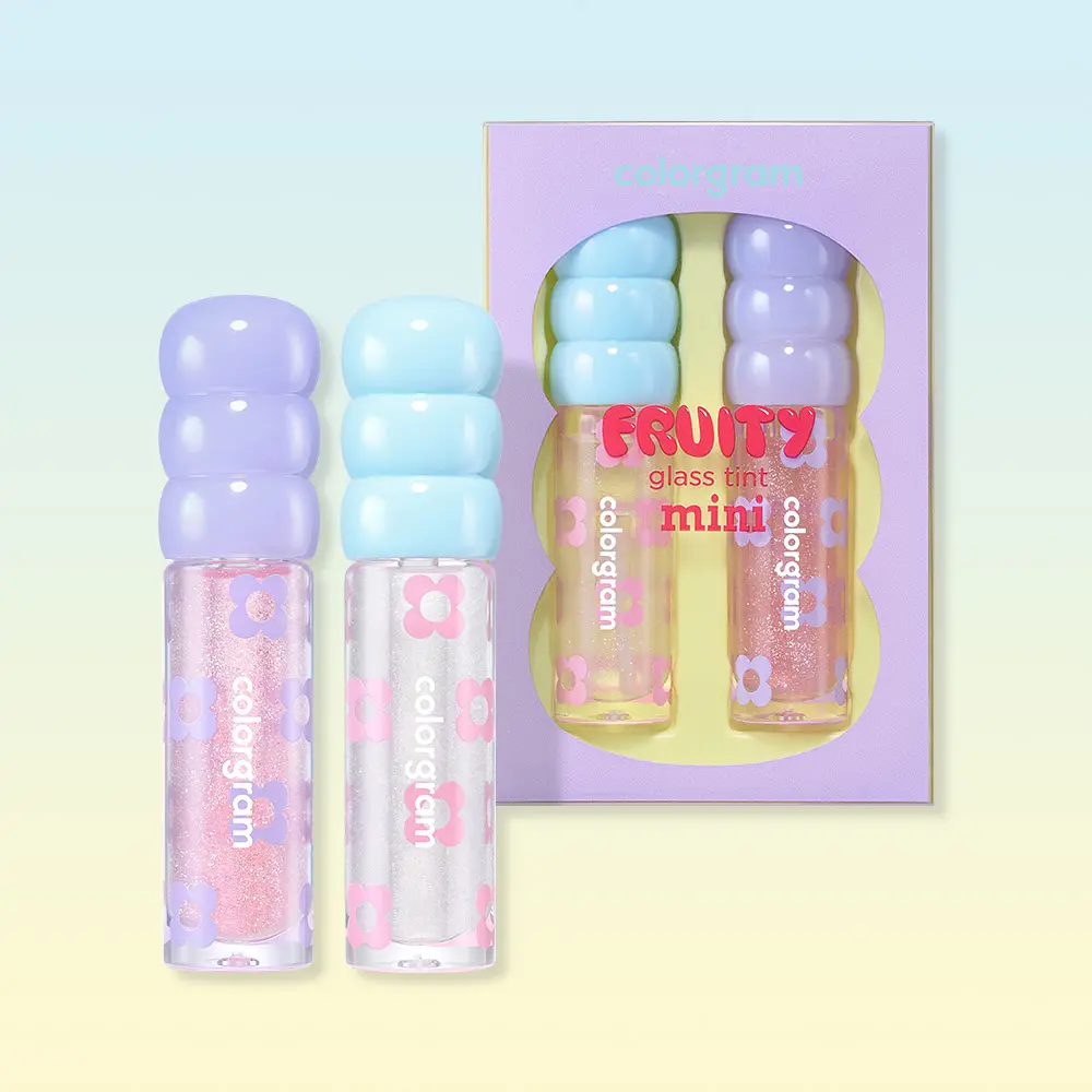 COLORGRAM 糖葫蘆亮澤迷你唇釉 (1+1)