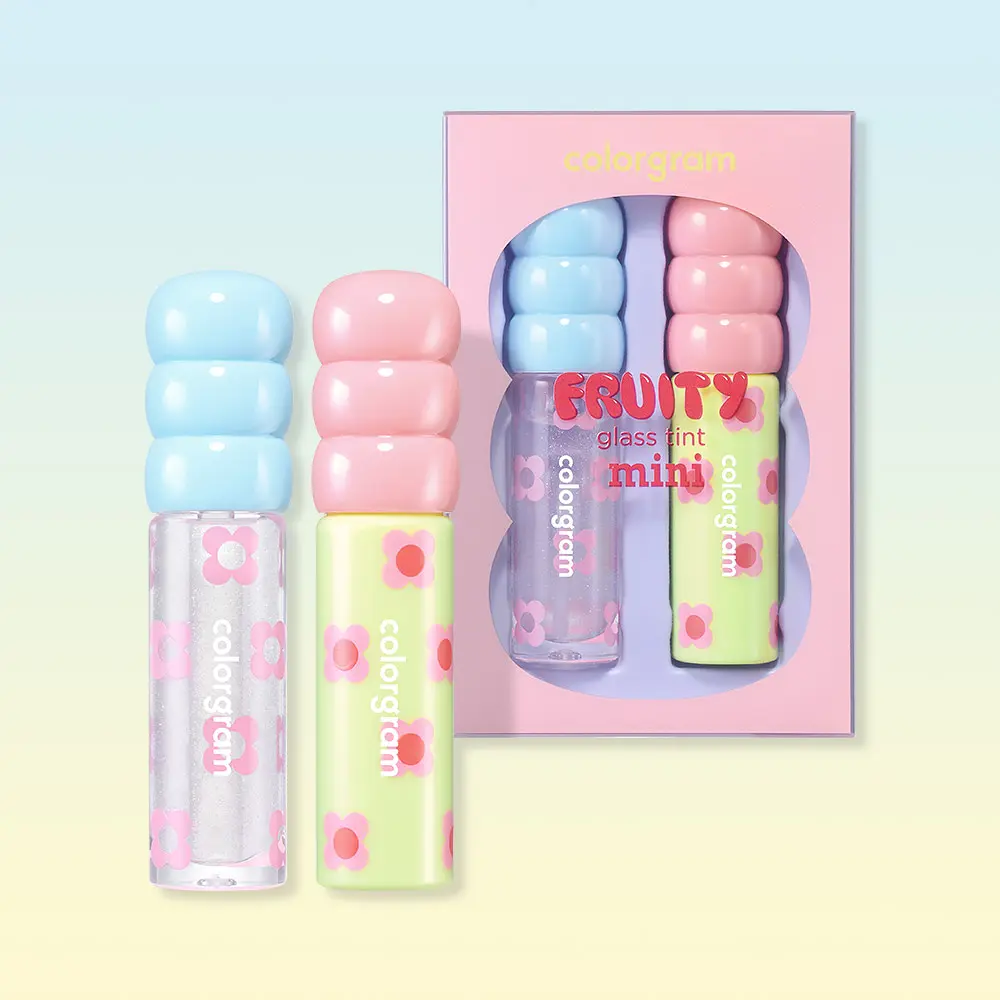 COLORGRAM 糖葫蘆亮澤迷你唇釉 (1+1)