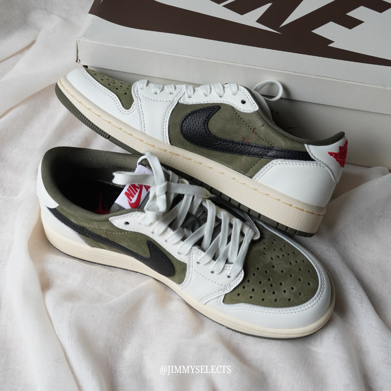 【代購】Air Jordan 1 Low OG x Travis Scott 'Medium Olive' |