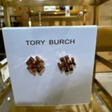 [S] TORY BURCH Rose Gold 143361 Small Logo Stud, 143361-654 (STB725)
