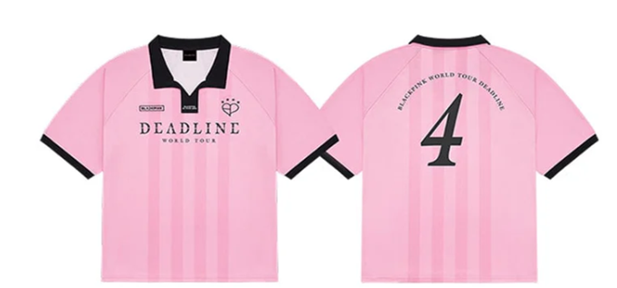 SX017 [DEADLINETOUR] BLACKPINK 球衣 粉紅色