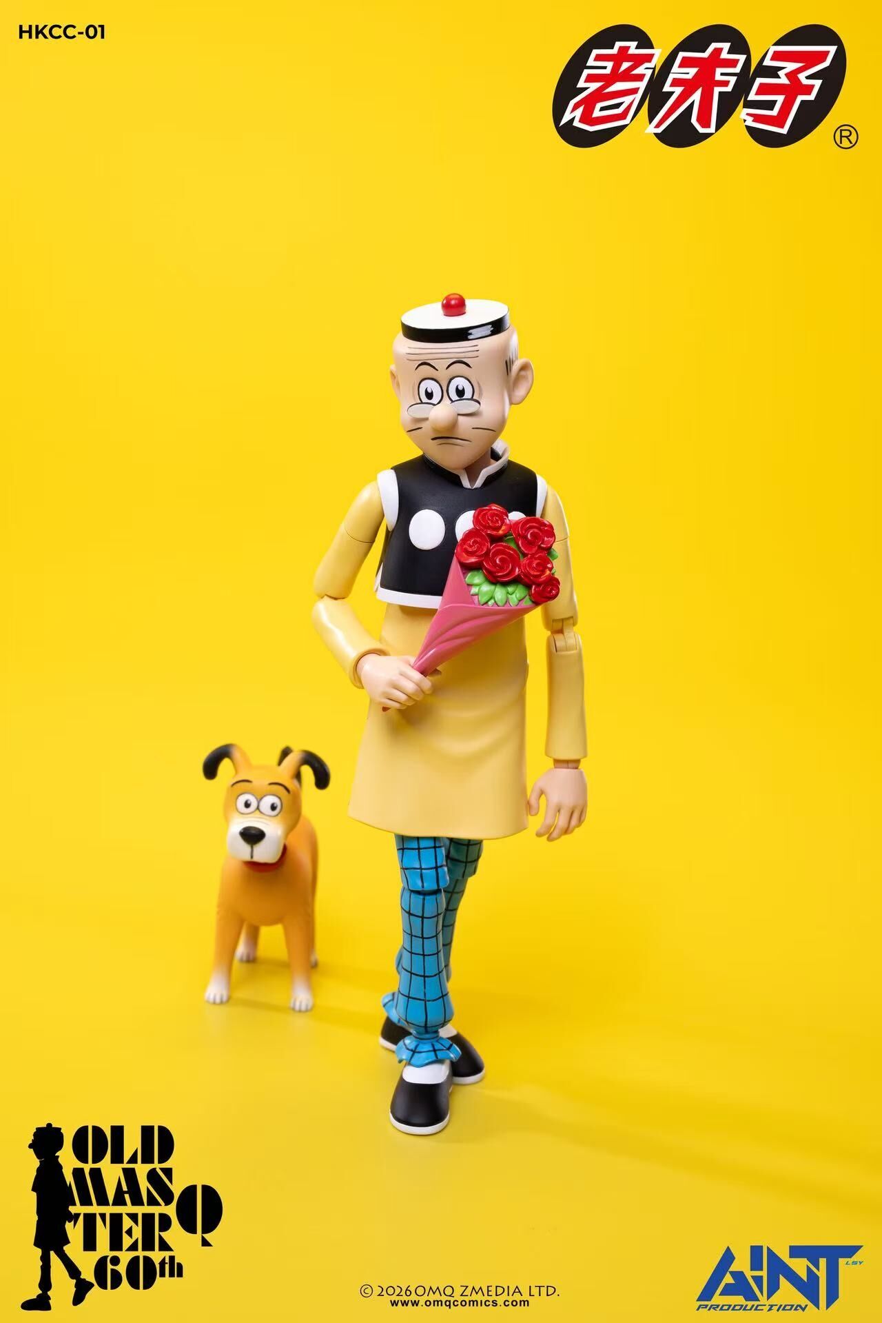 【AINT Production HKCC-01 1/12 老夫子 60周年紀念版】