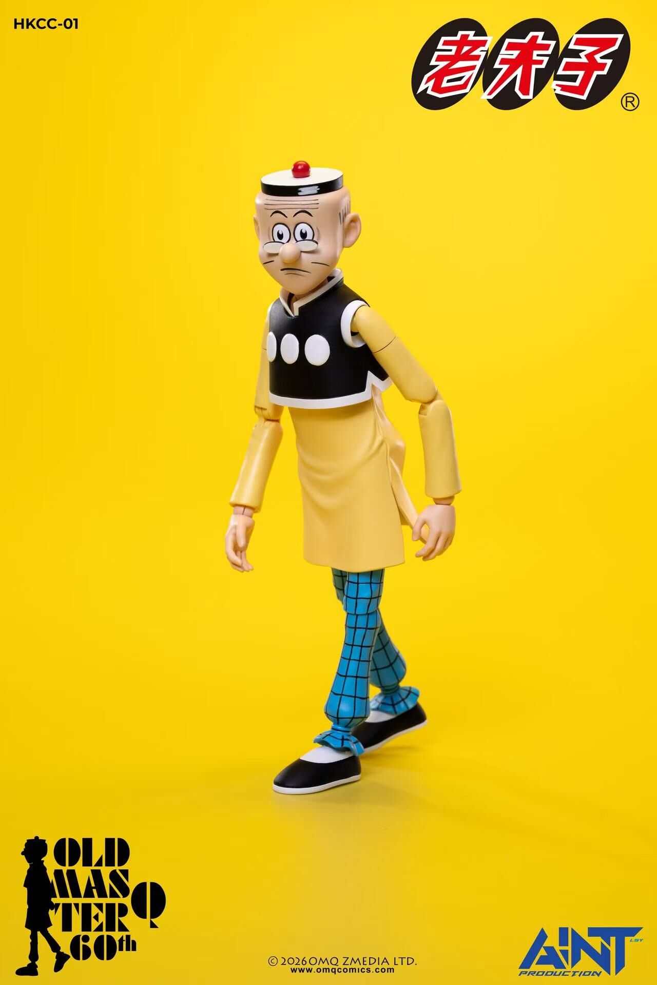 【AINT Production HKCC-01 1/12 老夫子 60周年紀念版】
