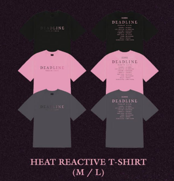 SX026 BLACKPINK 《DEADLINE》 熱敏變色T恤