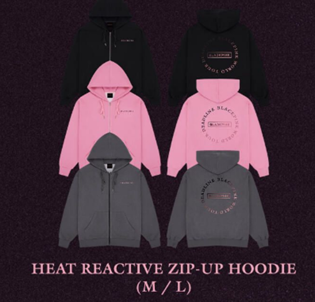 SX027 BLACKPINK 《DEADLINE》 拉鏈帽衫
