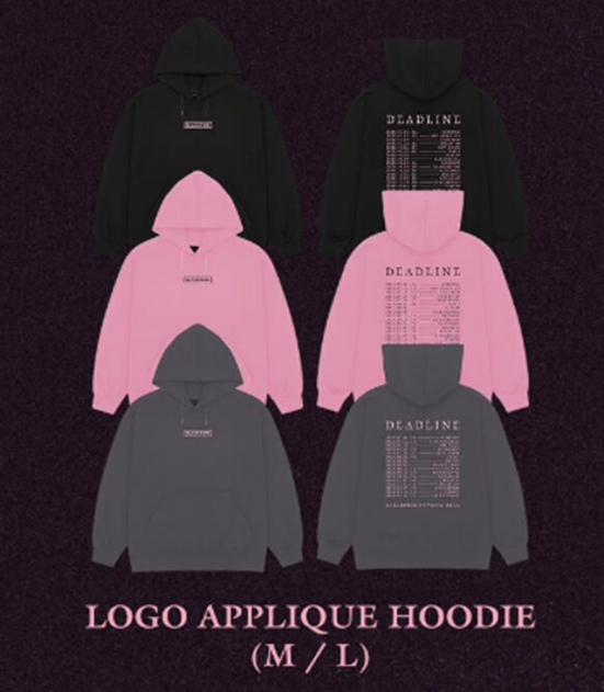 SX028 BLACKPINK 《DEADLINE》 LOGO連帽衫