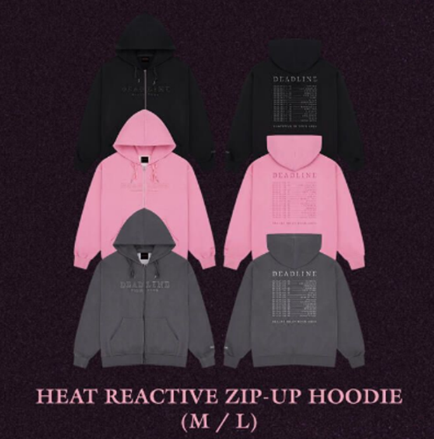 SX029 BLACKPINK 《DEADLINE》 拉鏈連帽衫
