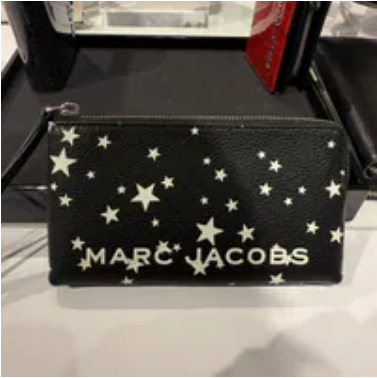 [S] MARC JACOBS BLACK MULTI 4R5SCP056S01-002 STAR PRINT WRISTLET, 196611781954 (SMJ625)