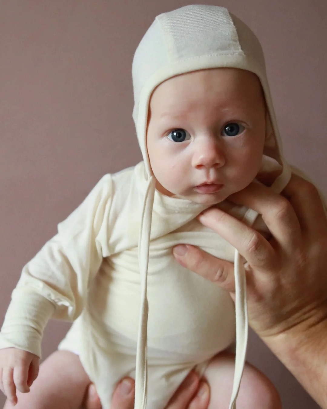 長袖-自然白-天絲TENCEL | LOOPBODY包屁衣