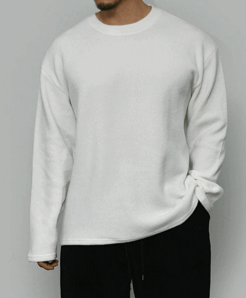 日常柔軟抓絨T恤