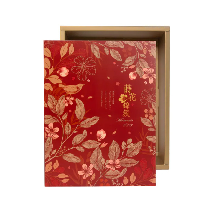 點心禮盒(中) 蒔花錦簇 10入/包 26.5*20*9cm【3A01-119903】