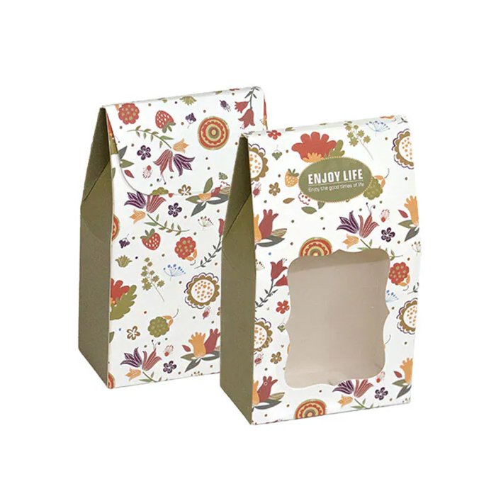 DIY鏤空包裝盒(小) 花舞春風 10入/包 7.4*4*12.5cm【3-61715】