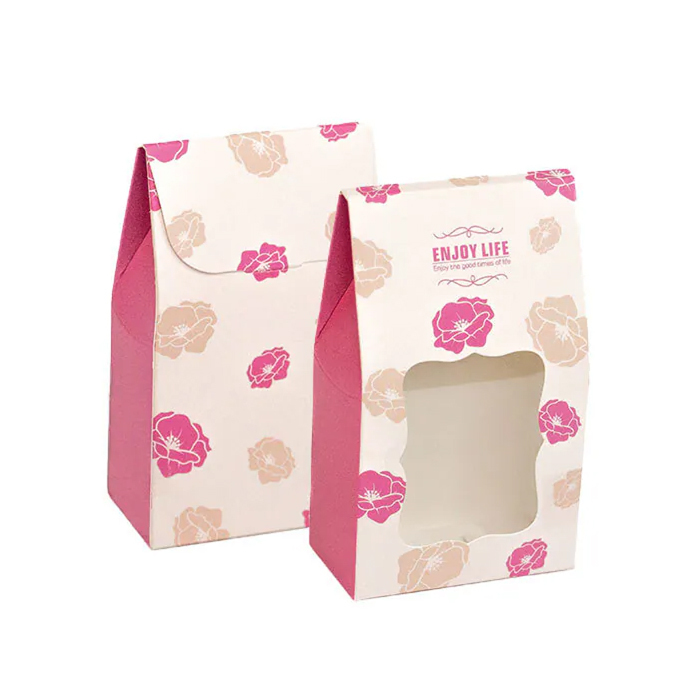 DIY鏤空包裝盒(小) 玫瑰花語 10入/包 7.4*4*12.5cm【3-61713】