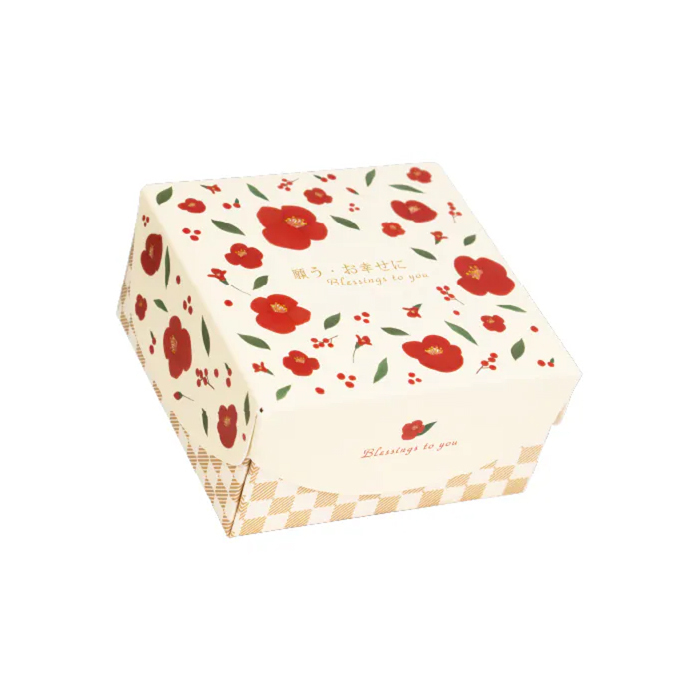 英式點心盒(S) 花漾祝福 10入/包 9.5*9.5*5cm【3-2912203】